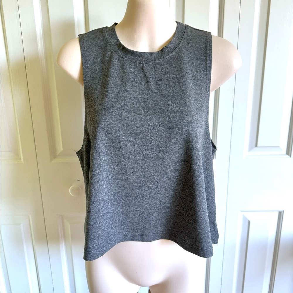 NEW CARBON 38 Purple,Gray Crop Tank Top XS NWOT
